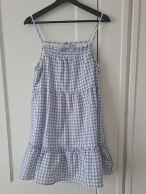Blu Pepper Gingham Sundress